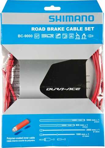 Shimano Remkabelset dura ace bc-9000 rood - Y8YZ98030